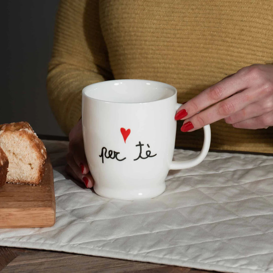 Mug bianca Per tè