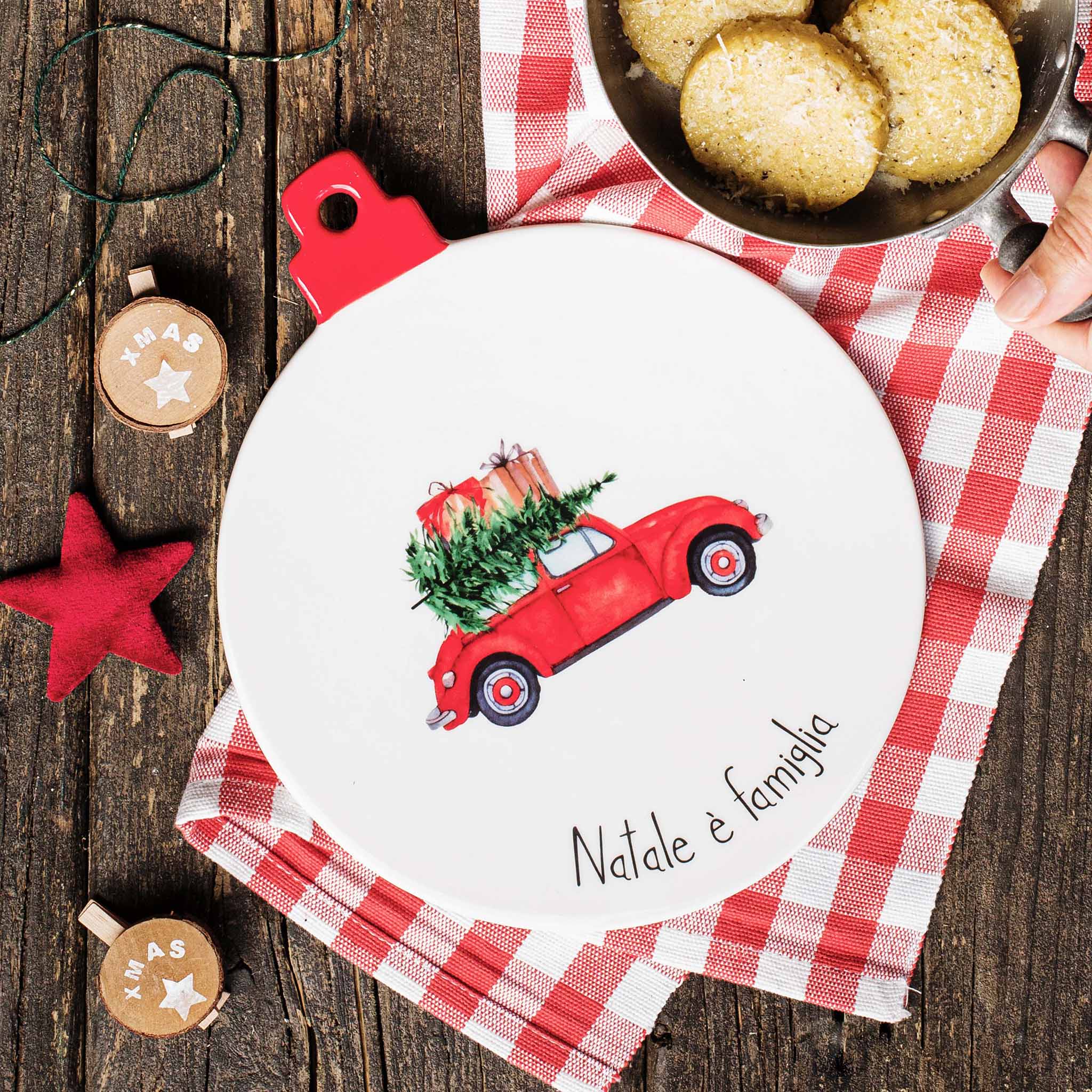 Sottopentola palla Natale in famiglia