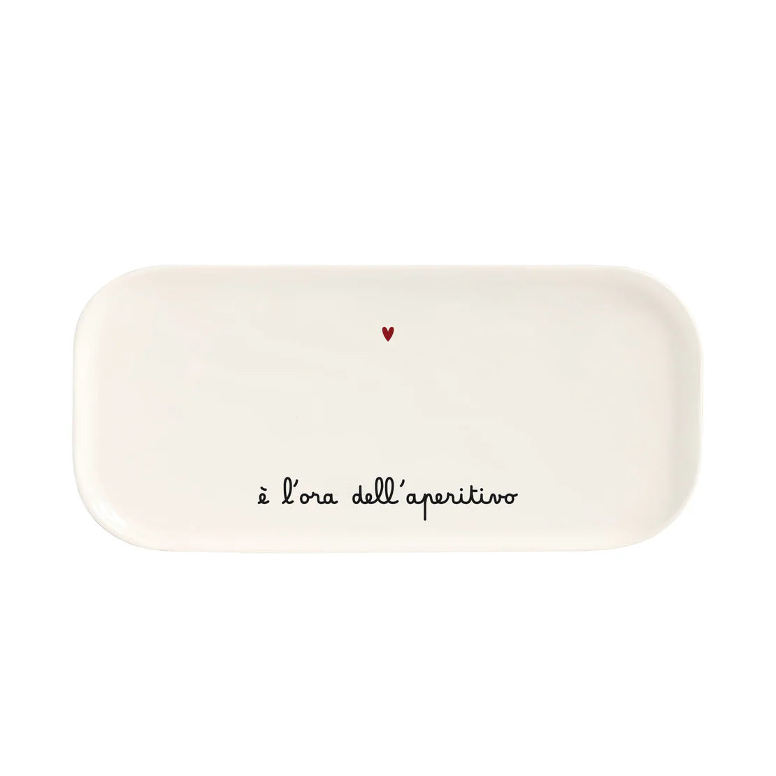 Vassoio rettangolare E' l'ora dell'aperitivo