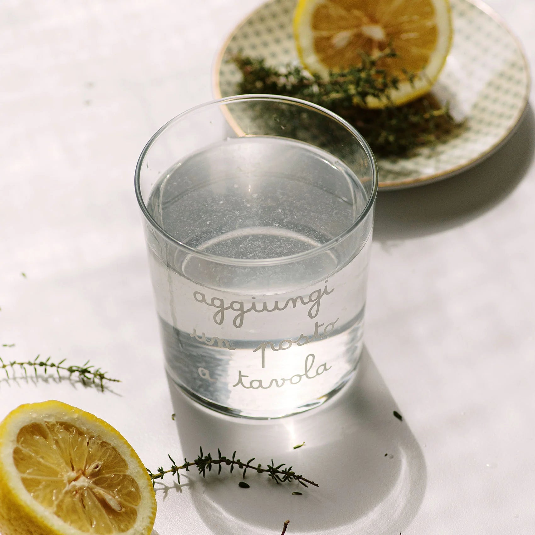 Set 6 Bicchieri acqua Aggiungi un posto a tavola