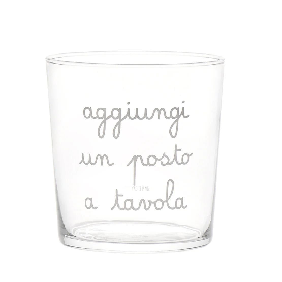 Set 6 Bicchieri acqua Aggiungi un posto a tavola