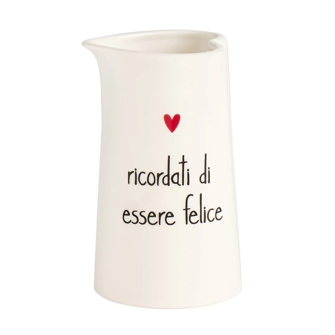 Lattiera in gres Ricordati di essere felice