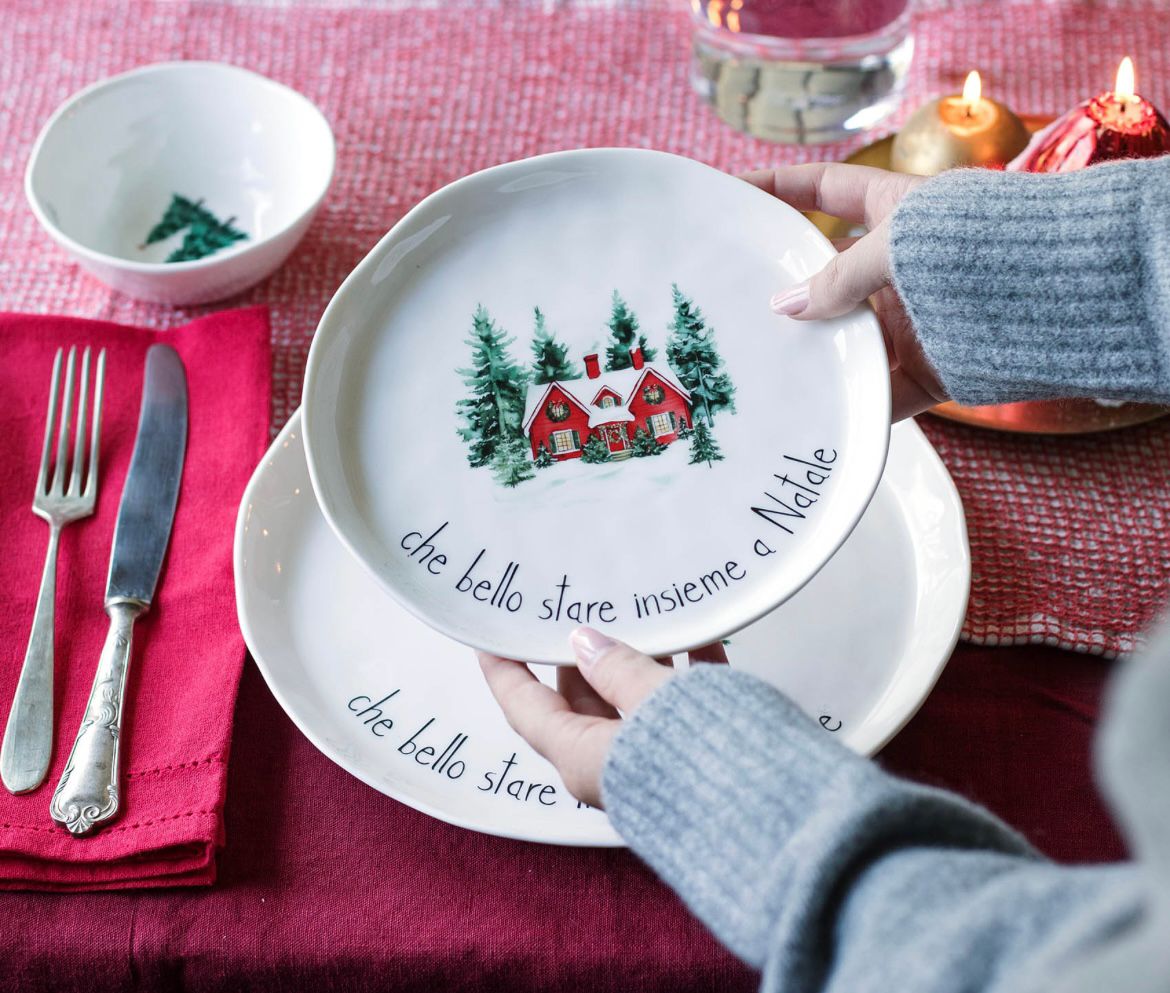 Set 2 Piatti da dessert che bello stare insieme