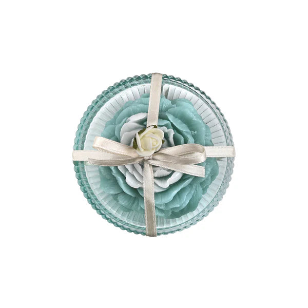 Wald PIATTINO VETRO + SAPONE PROFUMATO "FIORE"