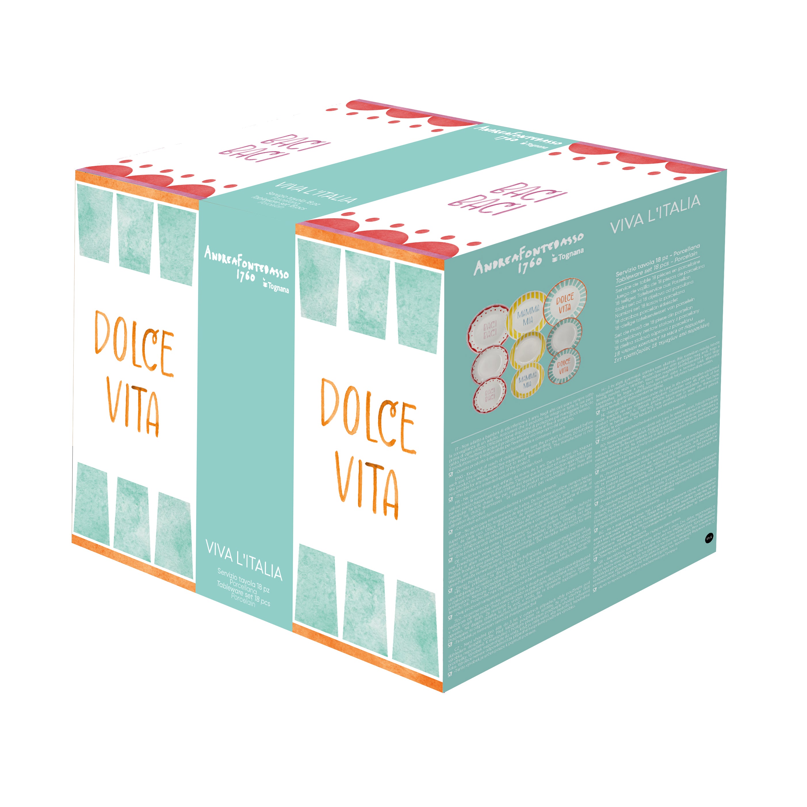 Servizio Piatti 18 pezzi Viva l'Italia