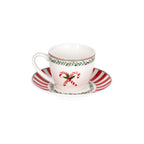 Set 6 tazzine da caffè con piattino