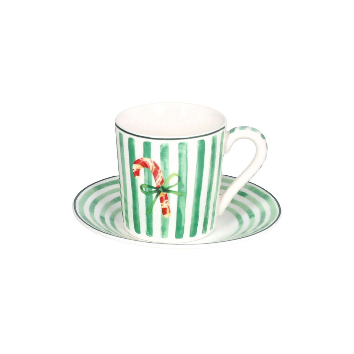 Set 4 tazze con piattino