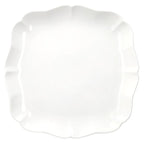 Piatto Fondo Quadro Porcellana Bianco