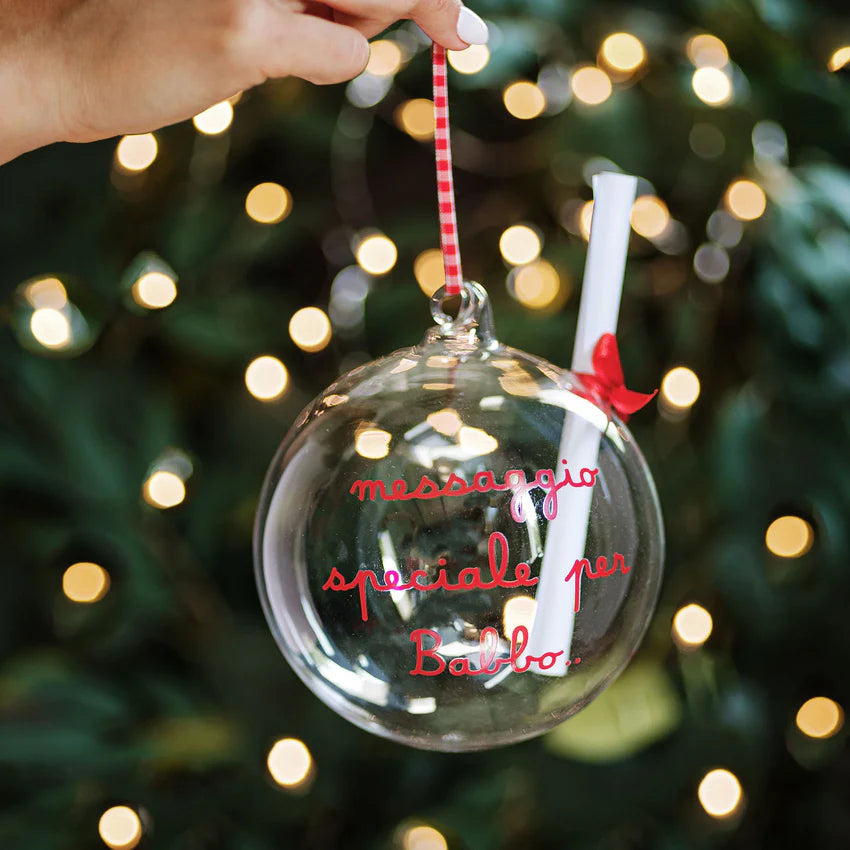 Pallina messaggio speciale