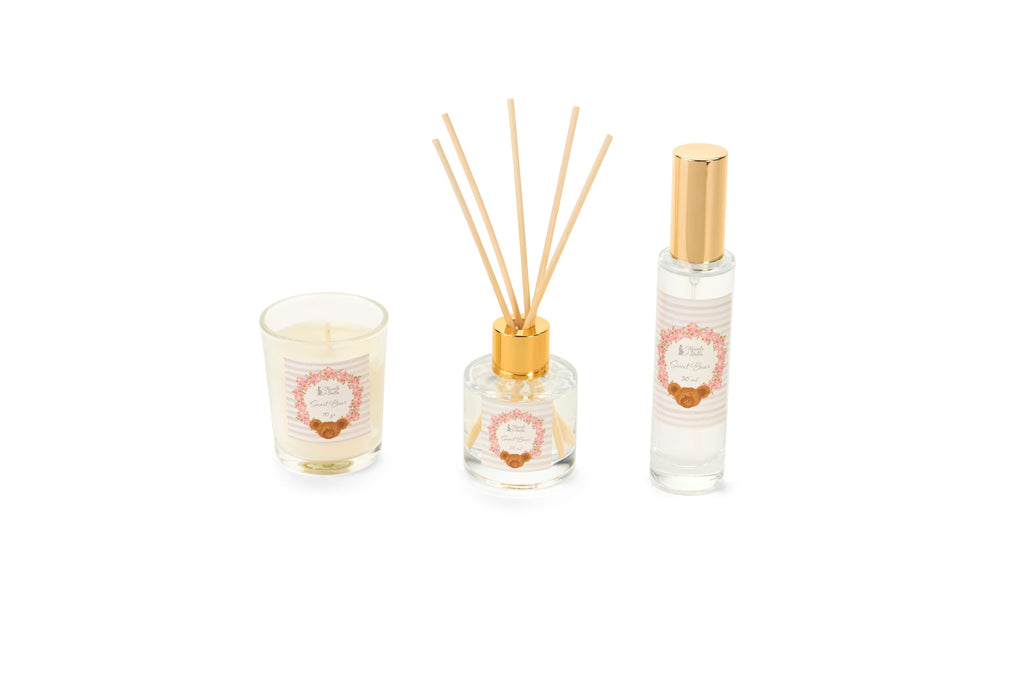 Set profumatore spray, diffusore e candela