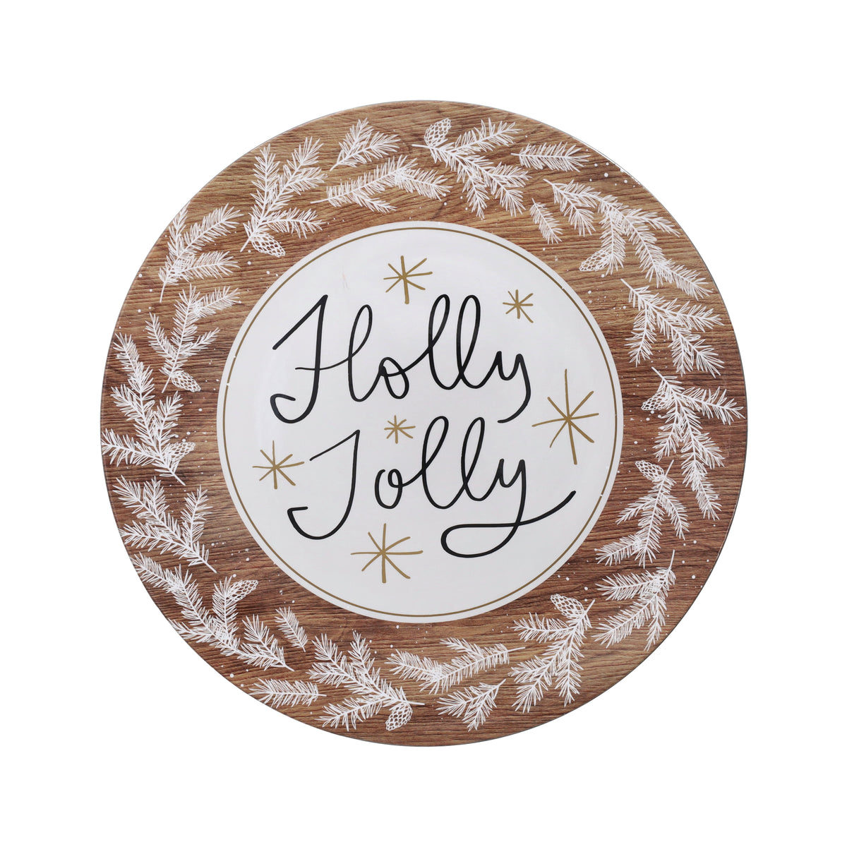 Piatto in melamina Holly Jolly