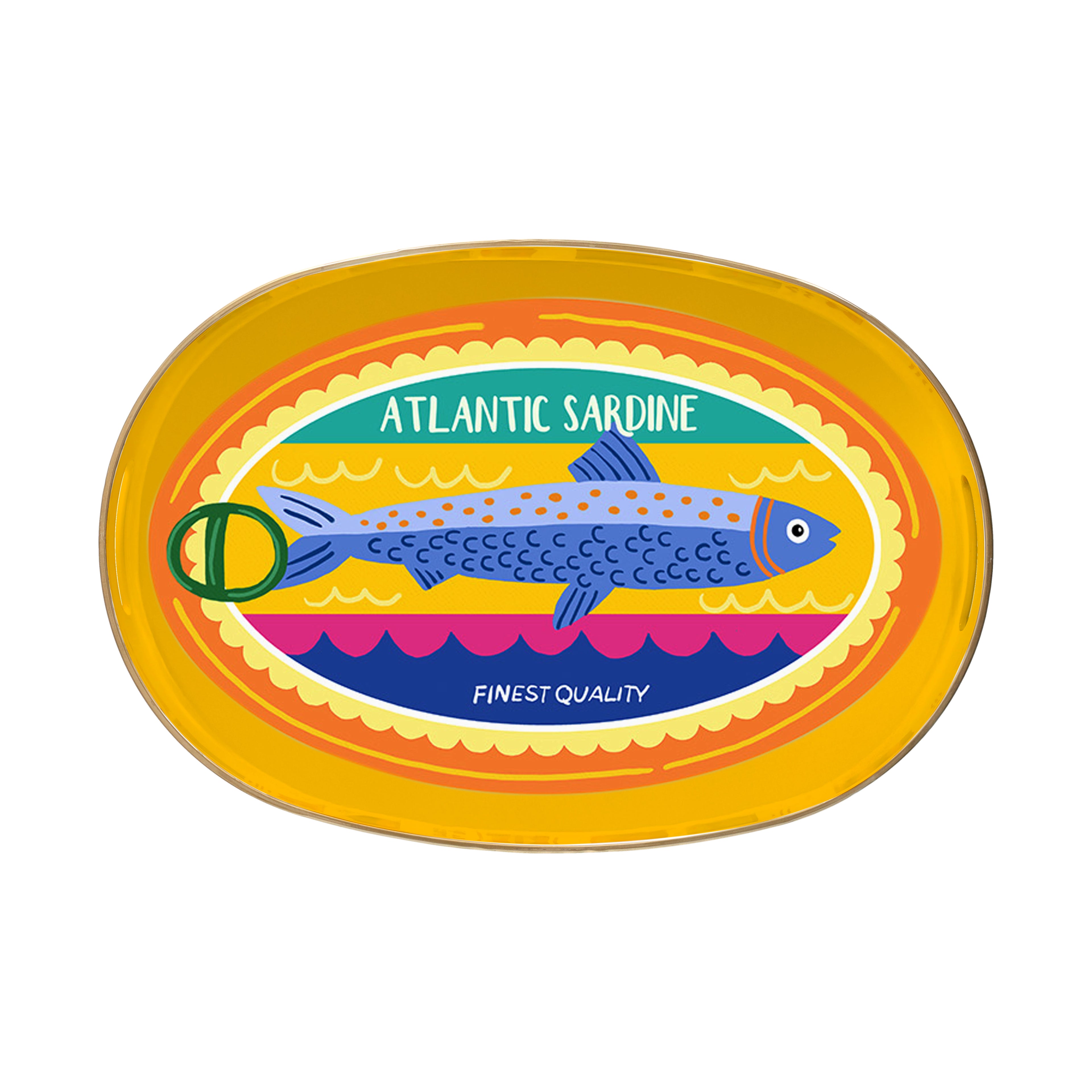 Vassoio ovale Sardine