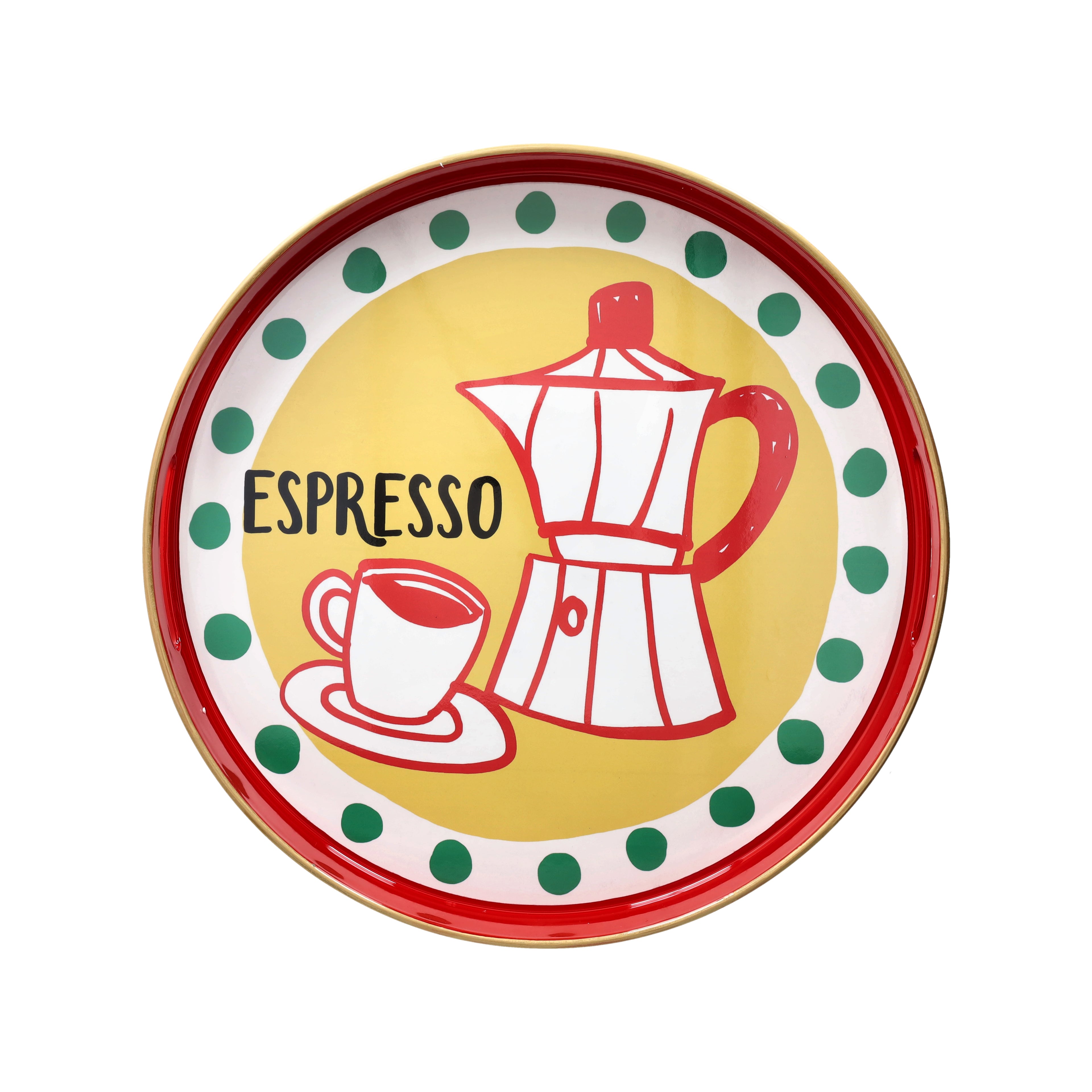 Vassoio Rotondo Espresso