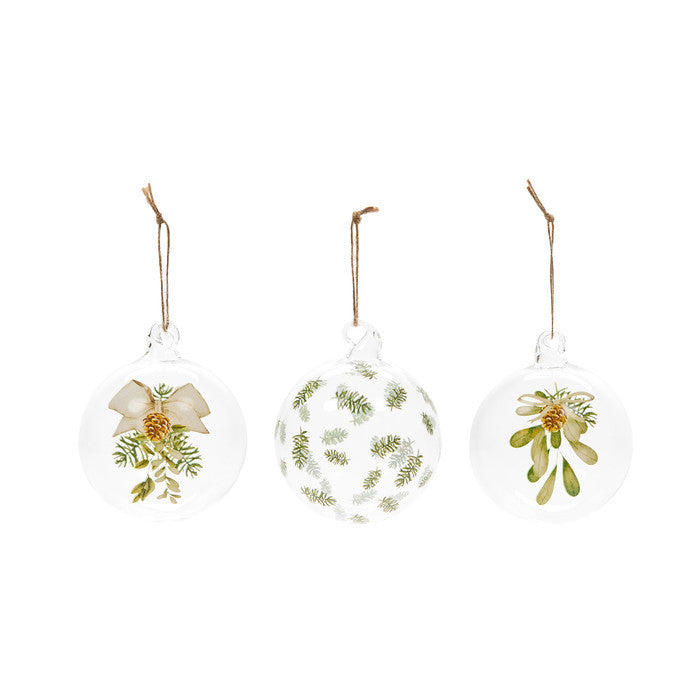 PALLA TRASPARENTE CON DECORO