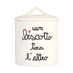 Biscottiera in gres Un biscotto tira l'altro