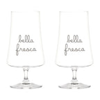 Set 2 Bicchieri birra Bella Fresca - 55cl