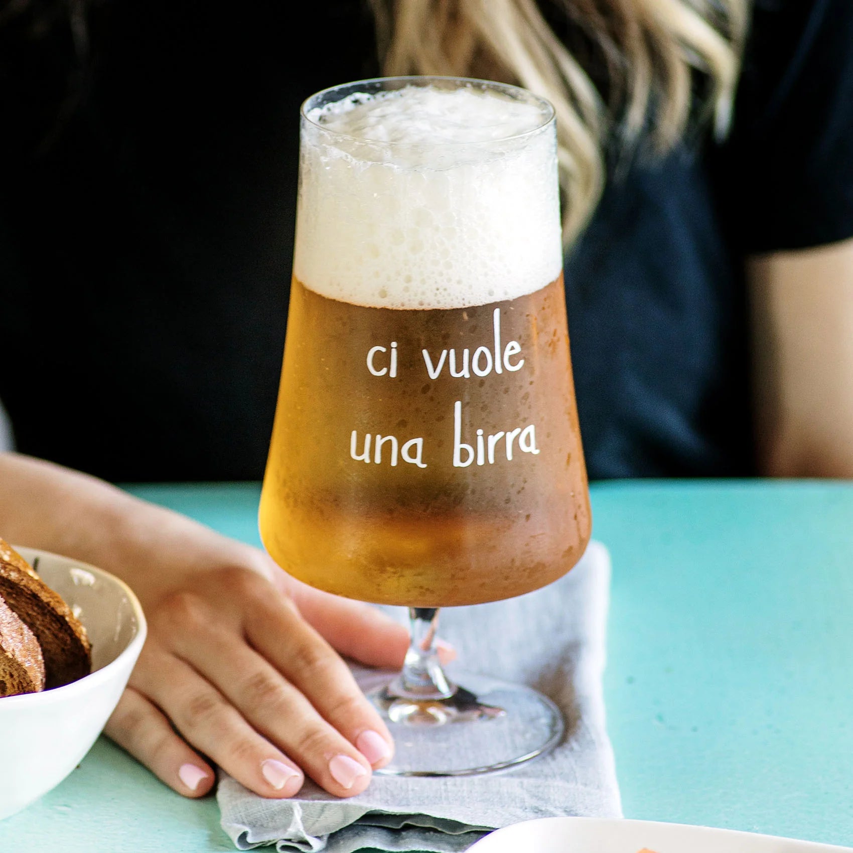 Set 2 Bicchieri birra Ci vuole una birra - 55cl