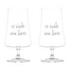Set 2 Bicchieri birra Ci vuole una birra - 55cl