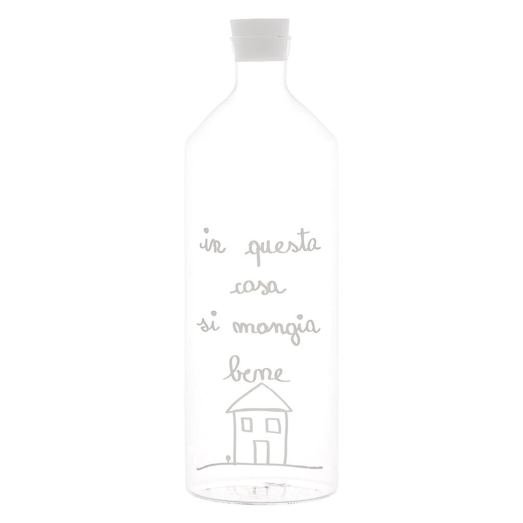 Bottiglia In questa casa si mangia bene