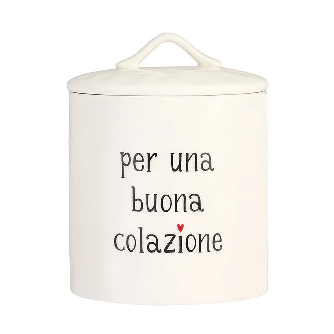 Barattolo in gres Per una buona colazione