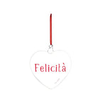 Pallina cuore Felicità - 15 cm
