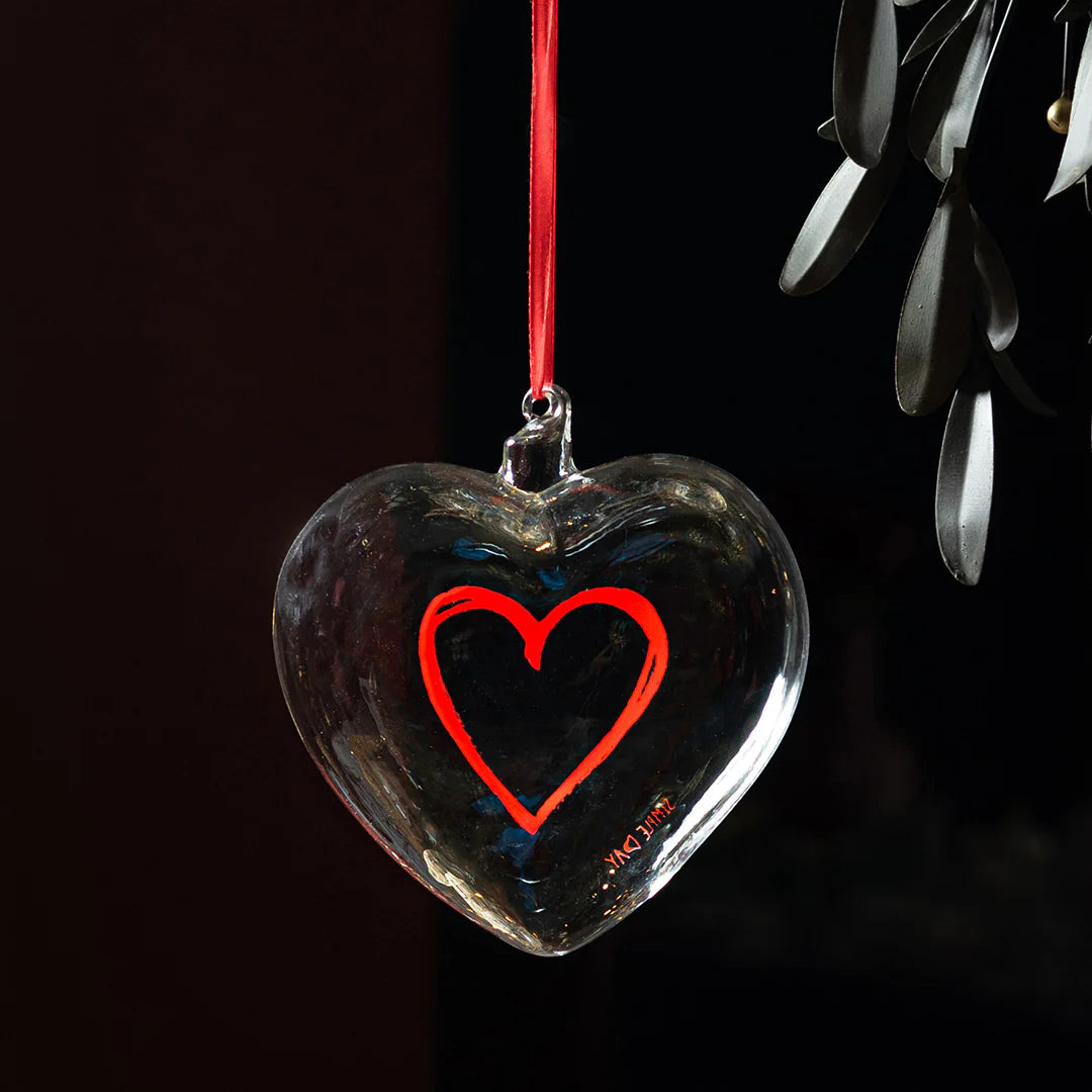 Pallina cuore Cuore Graffiti - 15 cm