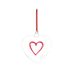 Pallina cuore Cuore Graffiti - 15 cm