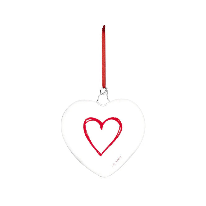 Pallina cuore Cuore Graffiti - 15 cm