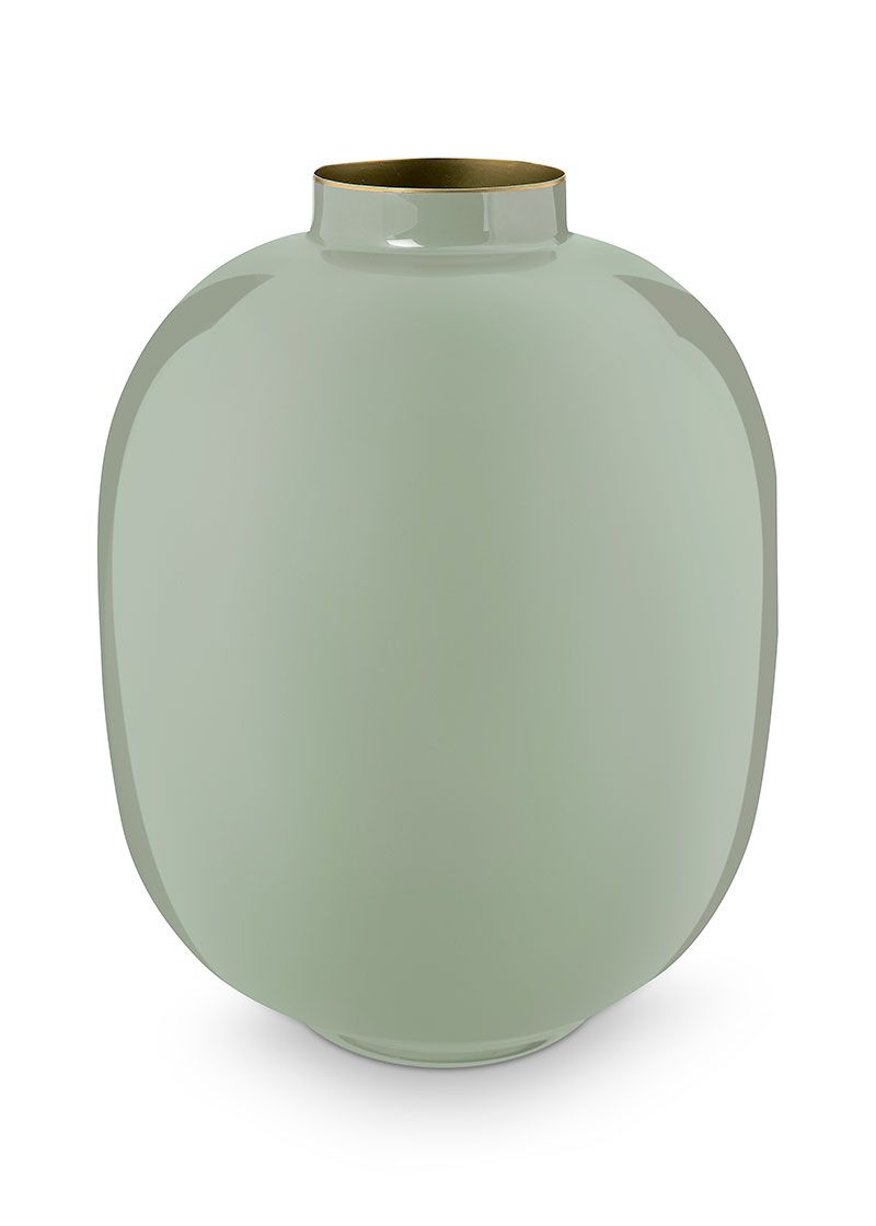 Vaso Metallo Green Pip Studio
