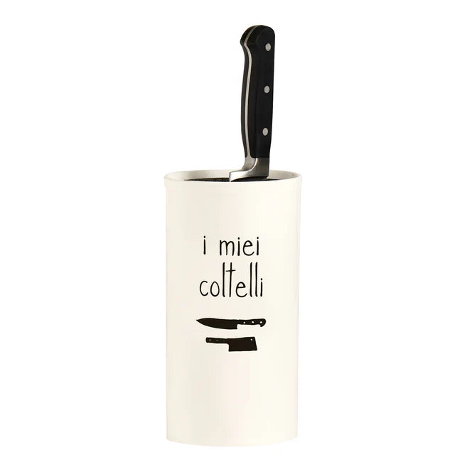 Portacoltelli in grès I miei coltelli
