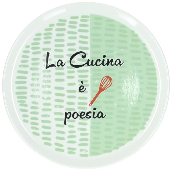 Piatto Portata "La Cucina è Poesia"