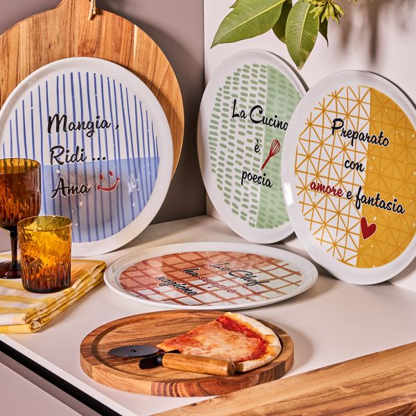 Piatto Portata "La Cucina è Poesia"
