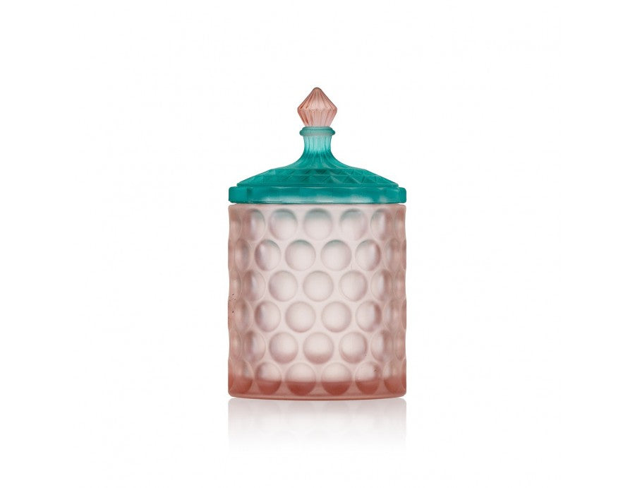 SCATOLA VETRO ROSA