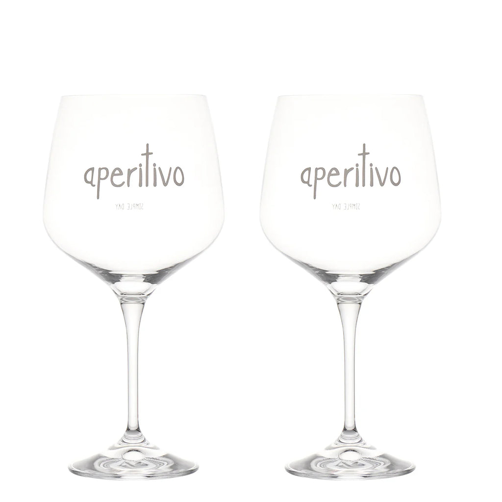 Set 2 calici cocktail Aperitivo 82cl