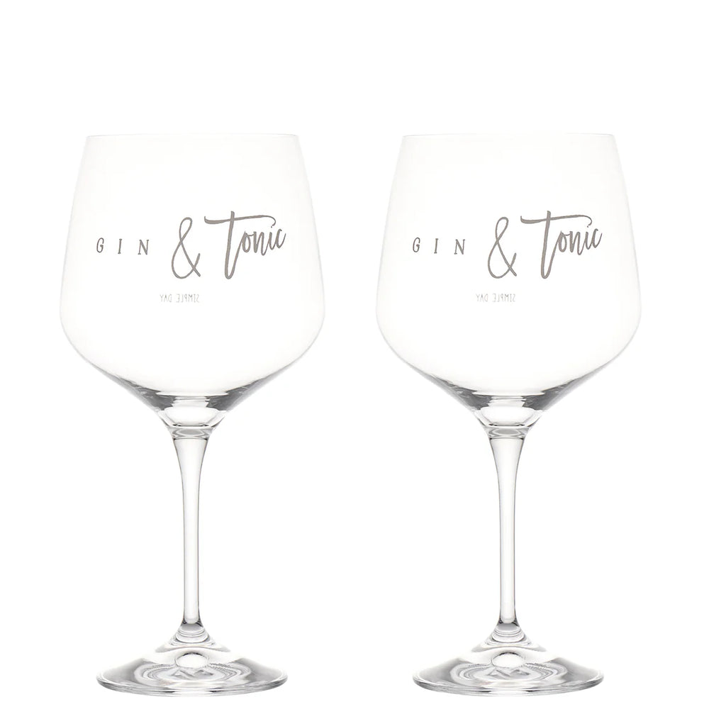 Set 2 calici cocktail Gin Tonic 82cl