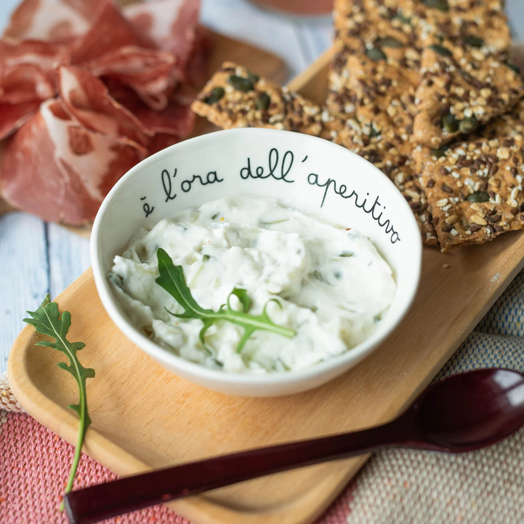Set 2 Coppette in gres E' l'ora dell'aperitivo