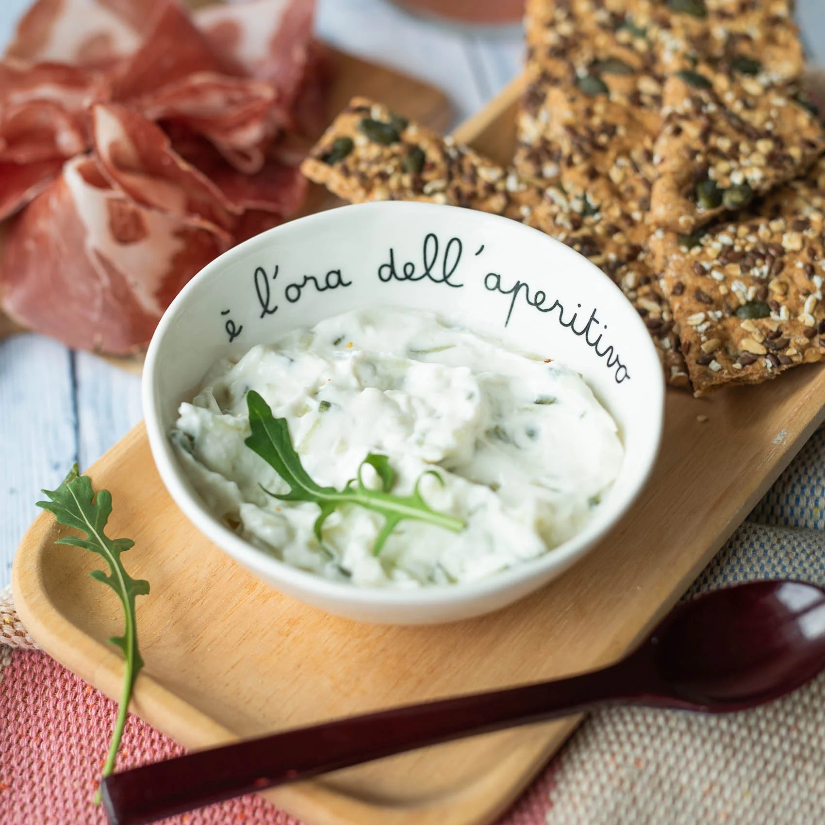 Set 2 Coppette in gres E' l'ora dell'aperitivo
