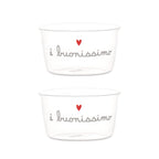 Set 2 coppette E' Buonissimo