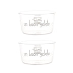 Set 2 Coppette decoro Un buon gelato