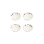 Set 4 Coppette in gres Insieme è tutto più buono