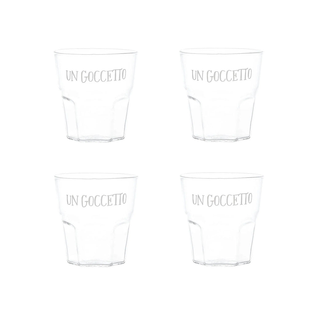 Set 4 bicchierini liquore Un Goccetto