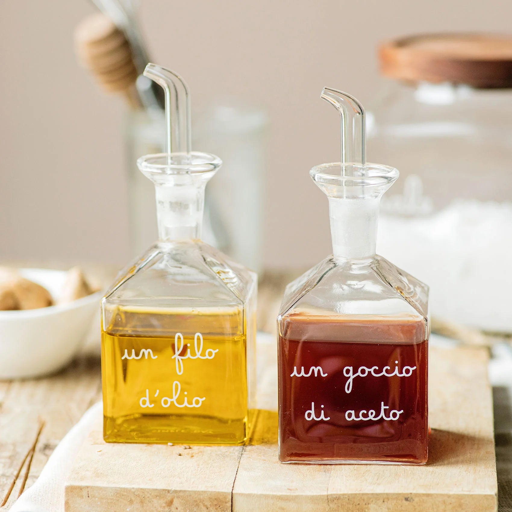 SET BOTTIGLIE OLIO E ACETO