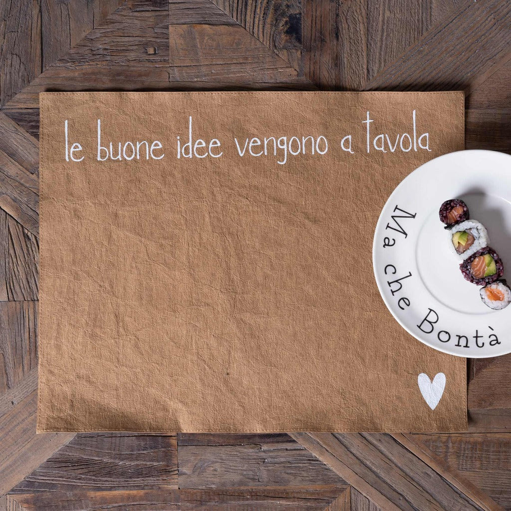 Tovaglietta Le buone idee vengono a tavola