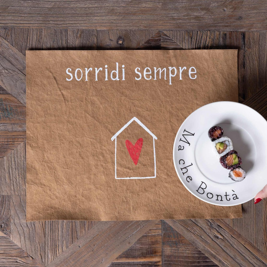Tovaglietta Sorridi sempre
