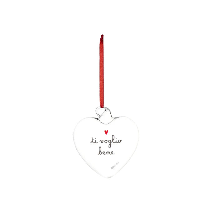Pallina cuore Ti voglio bene - 11 cm