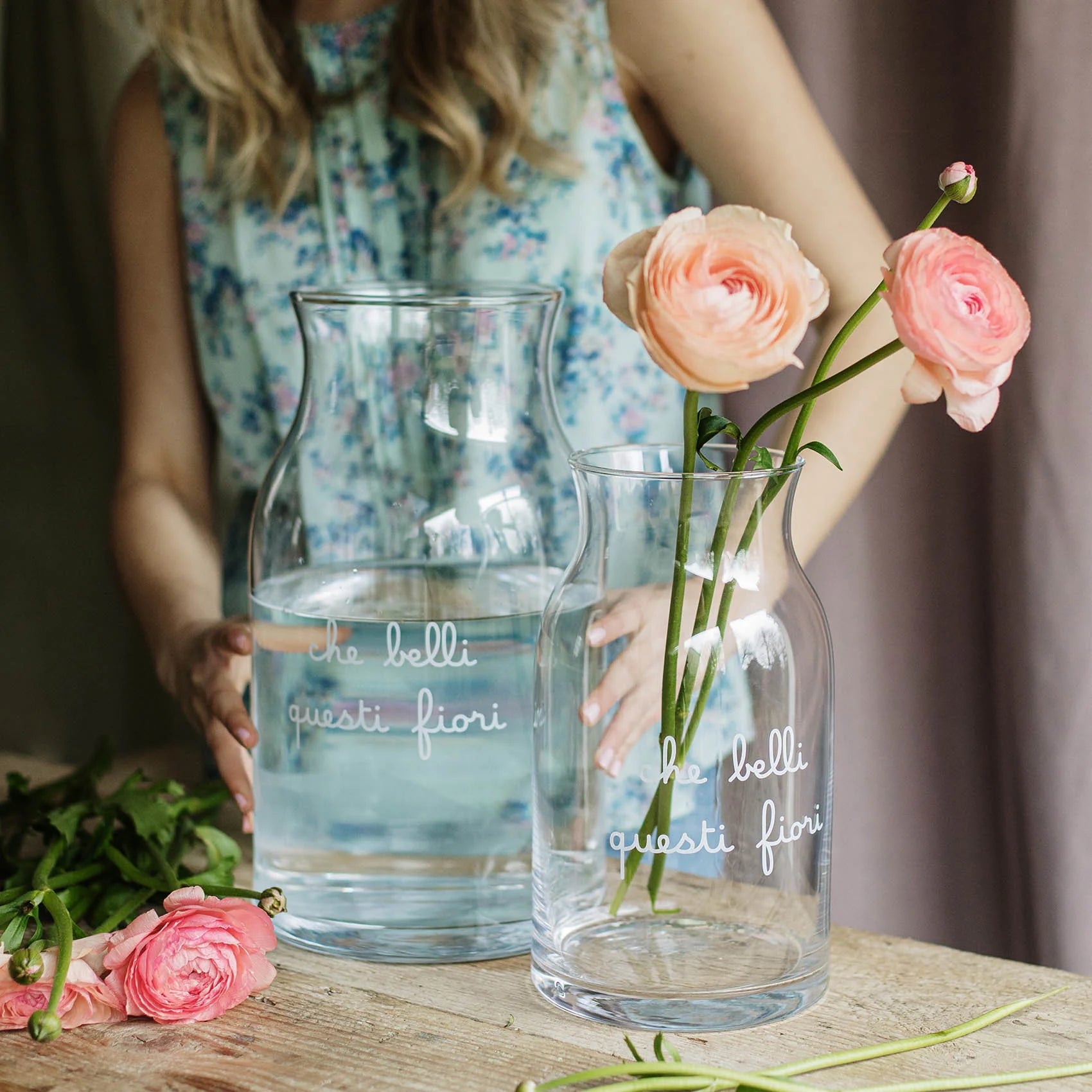 Vaso Portafiori decoro Che belli questi fiori