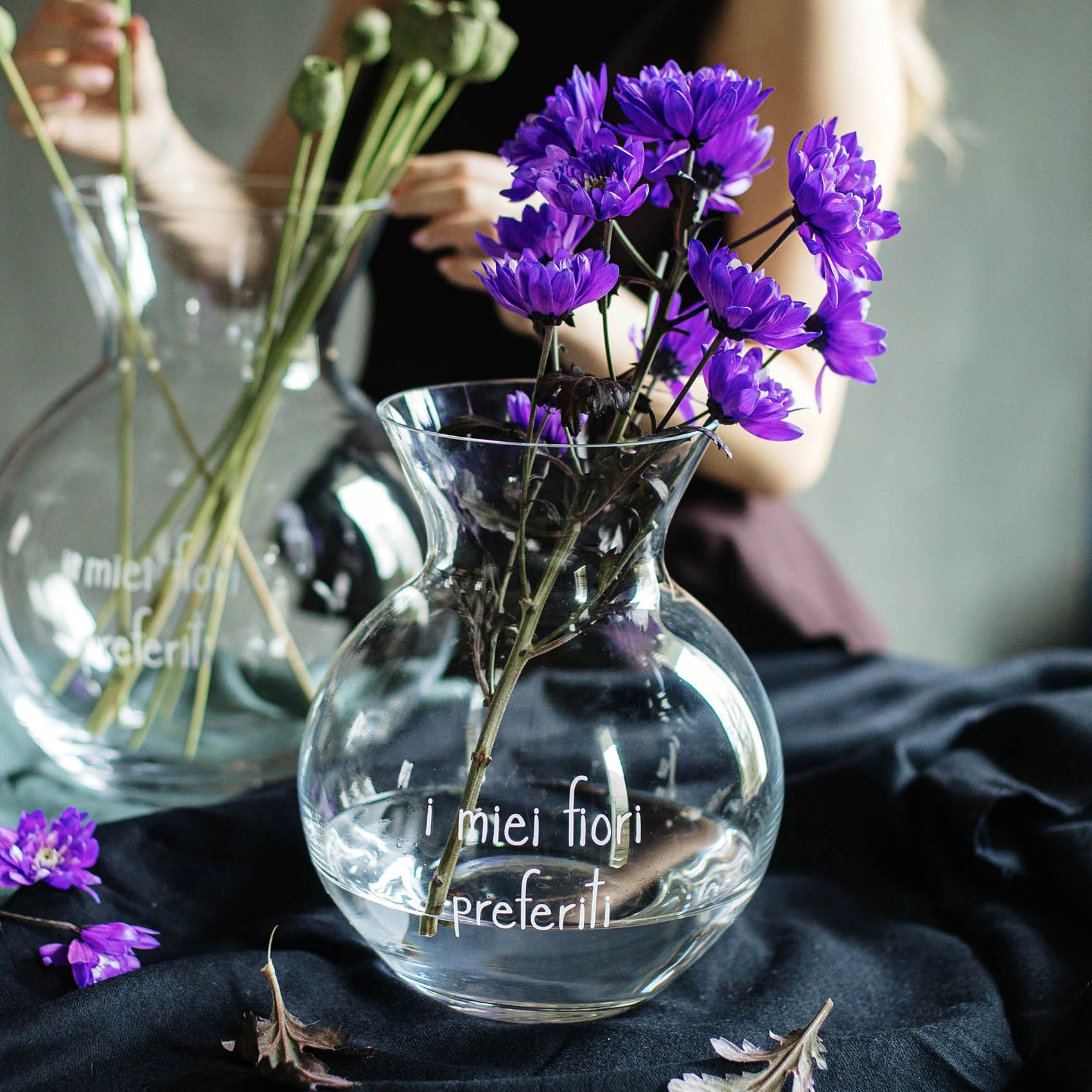 Vaso Portafiori decoro I miei fiori preferiti